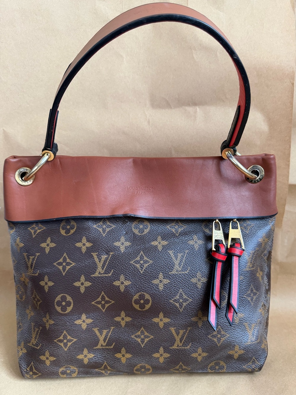Louis Vuitton Tuileries Besace Monogram with COA